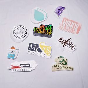 High Quality Custom Vinyl Die-cut Stickers, Transparent <b>Plastic</b> Bag Packaging with Gift Stickers, Factory Price UV <b>Printing</b> - Product Image 1