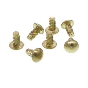 Rivet de plaque signalétique à tête ronde en laiton - Product Image 1