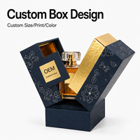 Caja de Regalo de Papel Rígido con Logotipo Personalizado, Laminación Mate y Grabado en Relieve para un Elegante Empaque de Marca para Botellas de Perfume de Aceite Esencial de Oud