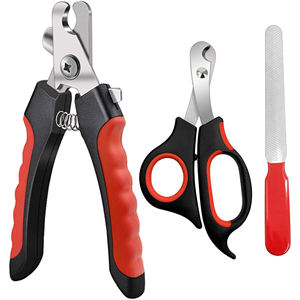 Juego de cortaúñas y cortaúñas para mascotas, Protector de seguridad para evitar cortar demasiado, cuchillas afiladas, herramienta de aseo para todos los perros pequeños y grandes - Product Image 1