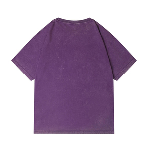 Fabricant OEM de luxe de haute qualité 100% coton 220 Gsm vierge goutte épaule séchage rapide Vintage lavé à l'acide surdimensionné tricoté - Product Image 6