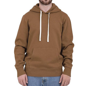 Coupe ample hommes sweats à capuche Offre Spéciale sweat à capuche personnalisé grande taille marque privée solide coton polaire sweats à capuche avec Logo de la marque - Product Image 6