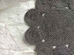 Sous-plats en corde de coton antidérapants, modernes, tressés, à motifs floraux, pour la maison, les mariages et les banquets - Product Image 3