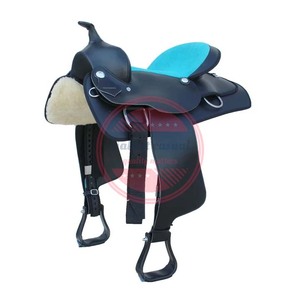 Selle de cheval en cuir personnalisée de haute qualité Selle d'équitation confortable - Product Image 2