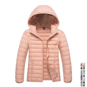 Chaqueta cortavientos acolchada con capucha para mujer, Abrigo acolchado, Invierno para mujer cálida de ropa de abrigo, ropa de aduana, abrigos para mujer - Product Image 2