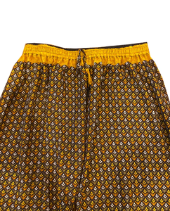 Nouveau européen Boho mode femmes été tenue décontracté respirant soie imprimé Sari pantalon avec mi élastique taille fermeture - Product Image 2