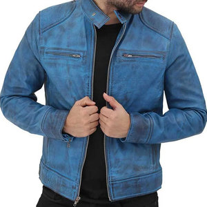 Chaqueta de Cuero de Vaca de Invierno para Hombre, Resistente al Agua y al Viento, de Alta Calidad, con Mangas a la Moda, Estilo Urbano - Product Image 4