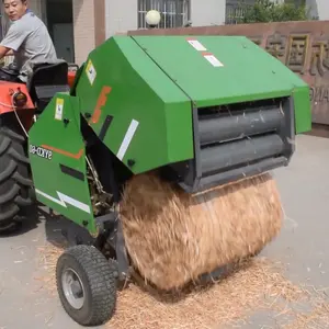 2024 New Farmland Widely Used Agriculture Silage Baler Machine Hay Straw Round Net Baler For Sale