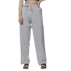 Pantalon de pyjama en coton modal de haute qualité vêtements de nuit respirants et confortables vêtements de détente pour l'été automne printemps en bleu vert - Product Image 1