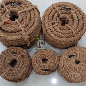 เชือกเส้นใยมะพร้าวแบบยืดหยุ่นที่เป็นมิตรต่อสิ่งแวดล้อมเชือกเส้นใยมะพร้าวถักจากเวียดนาม - Product Image 6