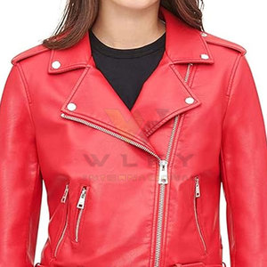 Chaqueta de Cuero de Talla Grande para Mujer, Chaqueta de Cuero para Uso en Exteriores, Nuevo Diseño, Chaquetas de Cuero para Mujer - Product Image 6