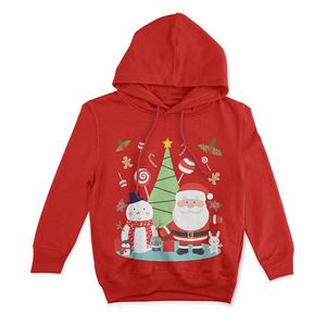 Sweats à capuche spéciaux pour événements de Noël Sweat à capuche sur le thème du Père Noël Sweat à capuche en coton Toutes les tailles disponibles Capuche de Noël du Père Noël - Product Image 1