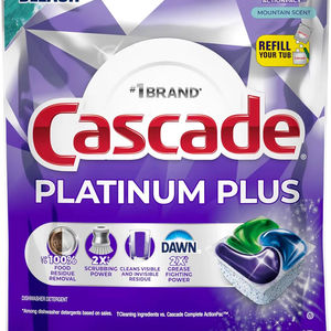 Cápsulas para Lavavajillas Cascade Platinum Plus, Detergente para Lavavajillas, Jabón para Platos, Aroma a Montaña, 19 Unidades - Product Image 4