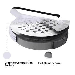 Raquette de padel sportive la plus vendue Produit phare Fabriqué au Pakistan Raquette de padel Nouvelle arrivée Raquette de padel - Product Image 2