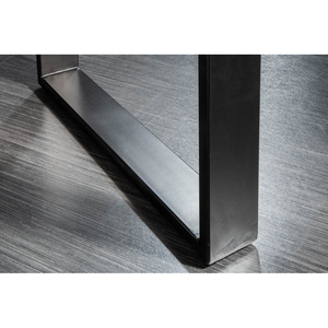 Nuevos muebles de comedor industrial, mesa de comedor ovalada de madera de mango para sala de estar, restaurante, hogar, oficina y juego de mesa de comedor - Product Image 6