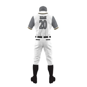 Uniforme de baseball confortable d'usure d'équipe de qualité supérieure à vendre/meilleure fabrication uniforme de baseball en tissu polyester - Product Image 6