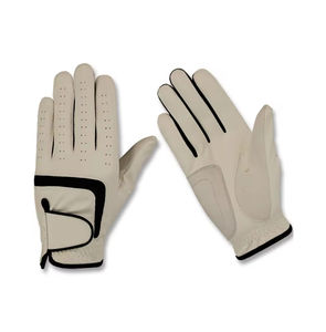 Logo personnalisé OEM Gants de golf en cuir lavables personnalisés Adulte Prix usine Gants de golf en cuir Gant en peau de mouton de grande qualité - Product Image 1