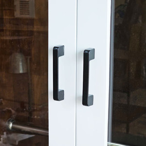 Moderno Armario Independiente de Madera de Caucho con Puertas de Vidrio 200x55x200cm Muebles para el Hogar TQA68049 - Product Image 6