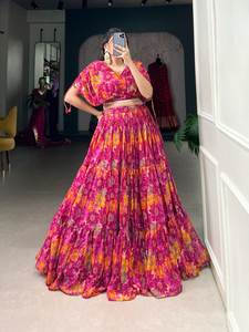 Vestido Kurti Tradicional Indio de Diseño, en Rayón, Corte Nayra, Estampado Bandhani, Multicolor, para Adultos, Precio de Exportación en 2026 - Product Image 3