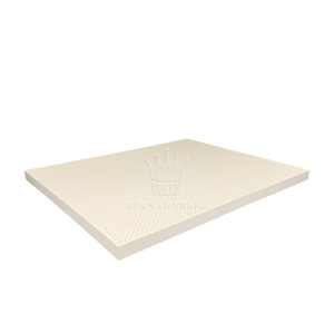 Surmatelas en tissu blanc 100% latex naturel du Vietnam, neuf, largeur 100 cm, hypoallergénique, taille Queen, pour chambre d'étudiant - Product Image 2
