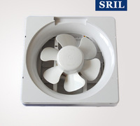 Ventilateur de ventilation/ventilateur d'évacuation à volets automatiques avec moteur en fil de cuivre 100% en matériau PP de 6 8 10 12 pouces (SRL20B/25B/30B)