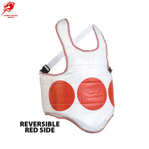 Chaleco Protector de Pecho de Cuero Sintético Premium para Prácticas Deportivas con Paneles de Flujo de Aire y Cierre Seguro - Product Image 6