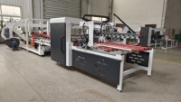 Machine à carton ondulé CHENGTENG 2 en 1 : plieuse, colleuse et agrafeuse pour l'emballage alimentaire