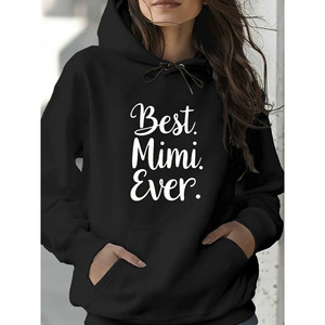 Sudadera Kinitwear para mujer Otoño/Invierno hecha en China sudadera estándar de ocio de un color - Product Image 1