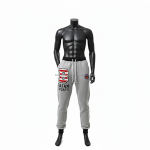 Pantalon de Jogging en Polaire Douce pour Homme 300GSM Tissu Respirant Bleu Jaune Imprimé Graphique avec Taille Ajustable et Logo Lavé Pantalon pour Homme - Product Image 1