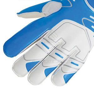 Gants de gardien de but en cuir, dernier design, ajustement confortable, séchage rapide, respirants, antidérapants, fermeture à boucle auto-agrippante, protection des doigts - Product Image 5