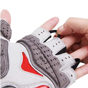Gants de sport demi-doigts pour hommes en similicuir, gants de musculation imperméables et respirants pour la musculation - Product Image 3