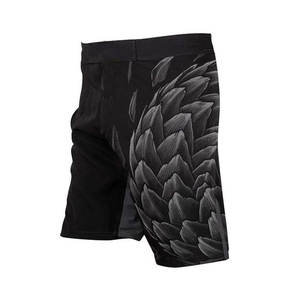 Venta al por mayor Plain Fight Mma logotipo personalizado Kick Boxing Muay Thai Shorts Sublimado - Product Image 2