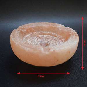 Cenicero Ecológico Hecho a Mano del Himalaya, Artesanía Natural Hecha con Sal, Anwar Enterprises AE-121222, Arte y Coleccionismo - Product Image 2