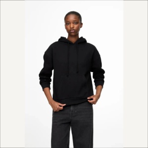 Sweat-shirt à capuche oversize, couleur unie, coton French Terry, décontracté, unisexe, coupe classique, pour l'automne - Product Image 5