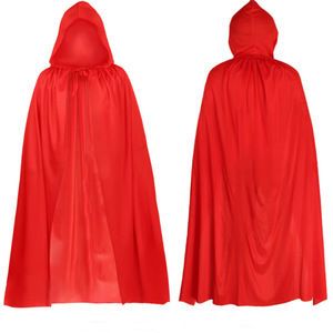Capa de Satén con Capucha, Larga, Unisex, para Adultos, Disfraz Gótico de Halloween, Cosplay, Eventos Temáticos, Fiestas, Venta al Por Mayor, OEM, ODM - Product Image 2