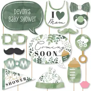 Sunbeauty BabyShower fotoğraf kabini sahne bebek duş parti dekorasyon Boho botanik parti fotoğraf kabini fotoğraf kabini