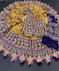 ชุดเดรสอินเดียที่สวยที่สุดสำหรับสาวอินเดียปักทำงาน lehenga choli เสื้อผ้าเทศกาลชาติพันธุ์พิเศษ - Product Image 5
