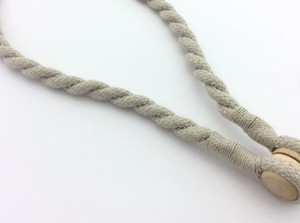 Rope Magnetic Tieback, 29 1/2 " Long. Rustic Style, <b>Nautical</b> and Shabby , Neutral for Each Color Combination - Product Image 2