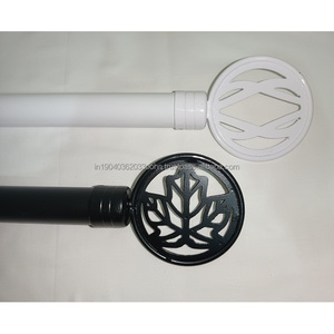 Stocked in New Style Metal Colorful <b>Curtain</b> Finials for Poles in Different Finishes and Customize Sizes in Laser Cutting Style - Product Image 3