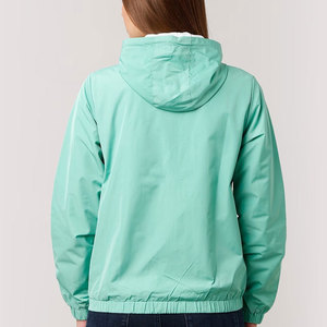 Service OEM Veste à capuche résistante à l'eau avec fermeture éclair Vestes coupe-vent pour femmes très vendues - Product Image 4