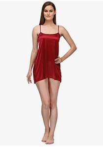 Camisón de Satén para Mujer, Tejido Sin Fricción que Retiene la Humedad, Tallas XS-2XL, Ropa de Dormir - Product Image 6