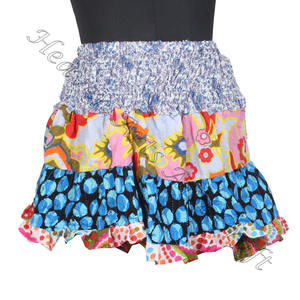 Best Quality Model Patch <b>Skirt</b> Women Knee Length <b>Summer</b> <b>Skirt</b> Indian Boho Multi Colorful Mini <b>Skirt</b> Cotton Patch Bobbin Boho - Product Image 4