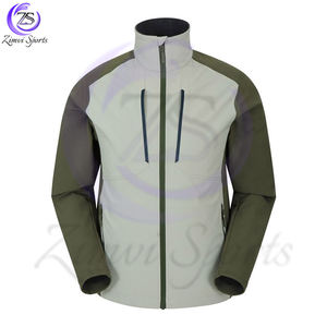 แจ็กเก็ตกลางแจ้งแบบนิ่มสำหรับผู้ใหญ่เสื้อใส่กลางแจ้งแนวสตรีทสำหรับผู้ชายทำด้วยมือออกแบบโลโก้ได้ตามที่ต้องการ - Product Image 3