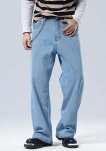 Jeans Baggy Décontracté à Jambes Larges Y2k pour Homme, Pantalon en Denim Vintage, Streetwear, Poches Fonctionnelles, Design à Jambes Larges - Product Image 5