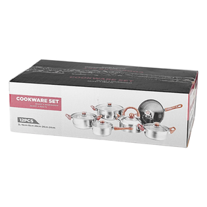 <span class=keywords><strong>Set</strong></span> di Pentole da Campeggio per Cucina all'Aperto, Antiaderente, in Acciaio Inox, 12 Pezzi, <span class=keywords><strong>Set</strong></span> Regalo con Scatola Colorata - Product Image 6