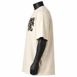 Camiseta Gráfica Oversize de Algodón de Alta Calidad OEM Personalizada al por Mayor, Camiseta Estampada Casual de Streetwear para Hombre - Product Image 4