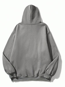 Mujeres Drop-shoulder, sudaderas con capucha para mujer Graphic Drawstring Thermal Lined Hoodie para Street Wear Sudadera con capucha de alta calidad - Product Image 3