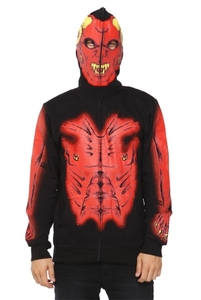 Vente en gros Streetwear Sweat à capuche épais 500gsm pour hommes Logo personnalisé DTG Graphic Zip Up Oversize Zipper Hoodies Unisex - Product Image 4