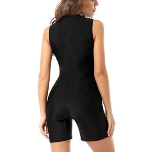 Maillot de bain bikini femme coupe classique avec logo frontal, une pièce, bas échancré, séchage rapide et respirant, pour la piscine et commandes personnalisées - Product Image 3