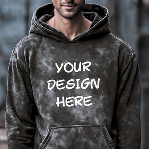 Sudadera con capucha de lavado ácido de diseño personalizado de marca Amriss para hombre, jersey de gran tamaño, ropa de moda para invierno, precio de fábrica, pedido al por mayor - Product Image 6